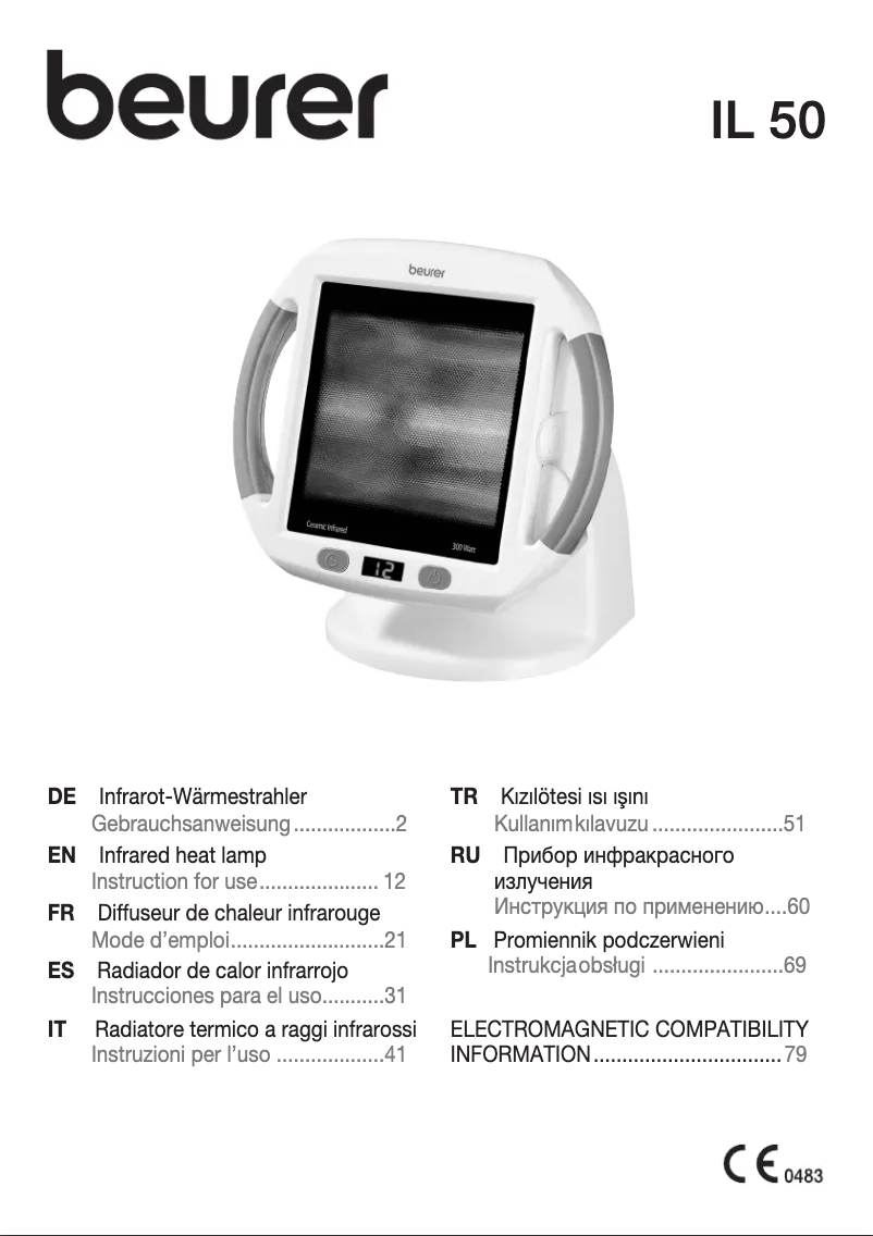 Image de la première page du manuel de l'appareil IL 50