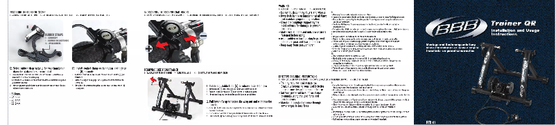 Página 1 del manual Manual de usuario BBB Trainer QR BTR-01