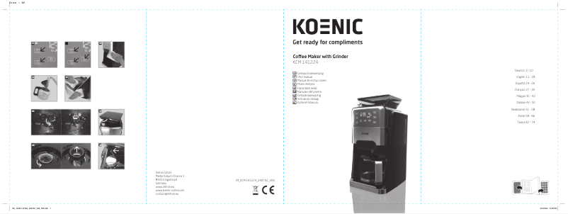 Page n°1 - Manuel utilisateur Koenic KCM 141224