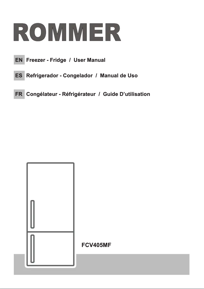 Image de la première page du manuel de l'appareil FCV 405 MF