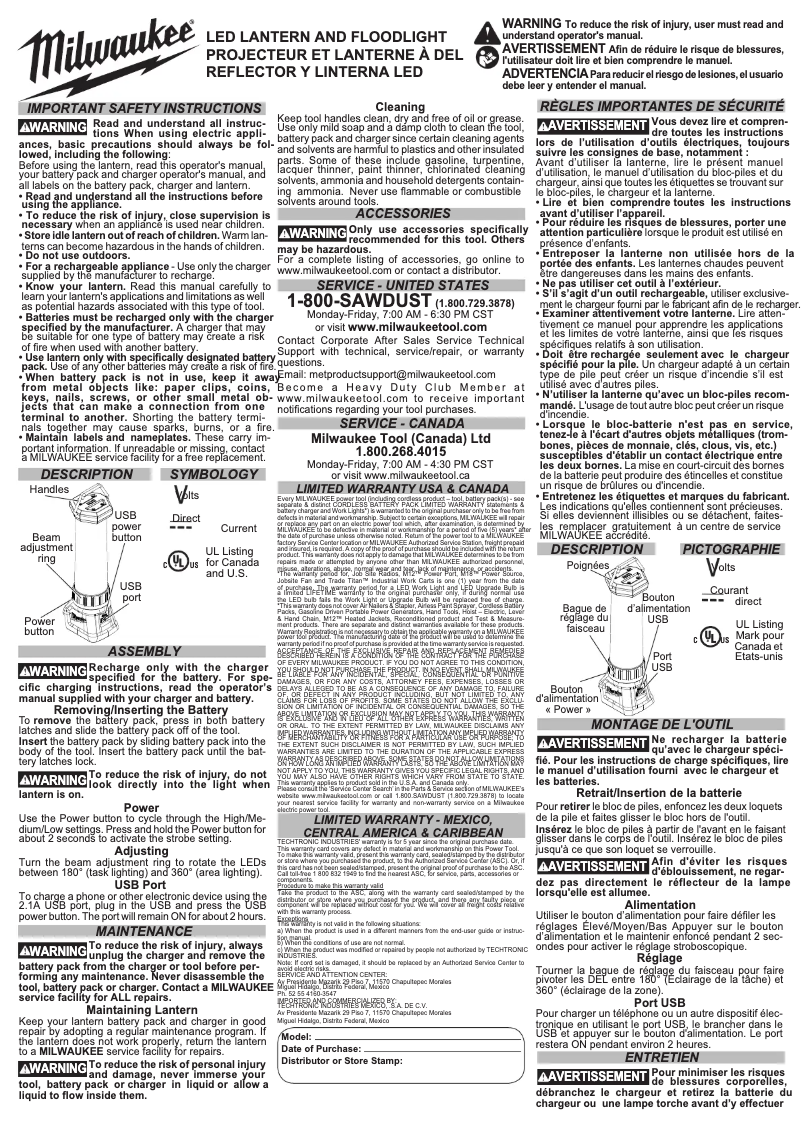 Image de la première page du manuel de l'appareil 2362-20