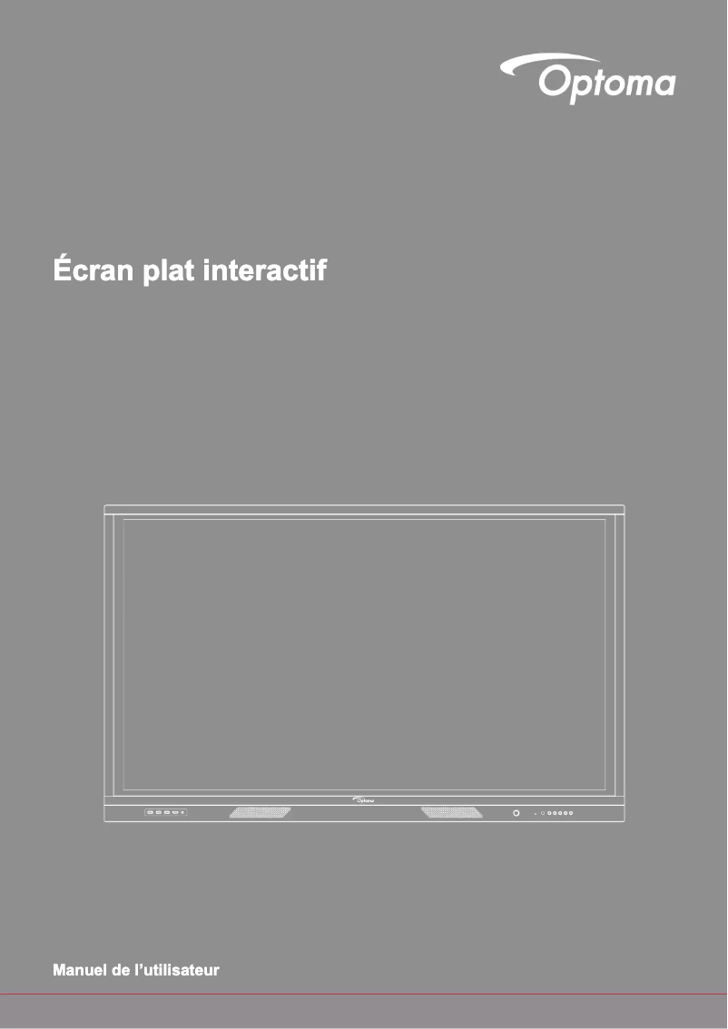 Page n°1 - Manuel utilisateur Optoma 3861RK