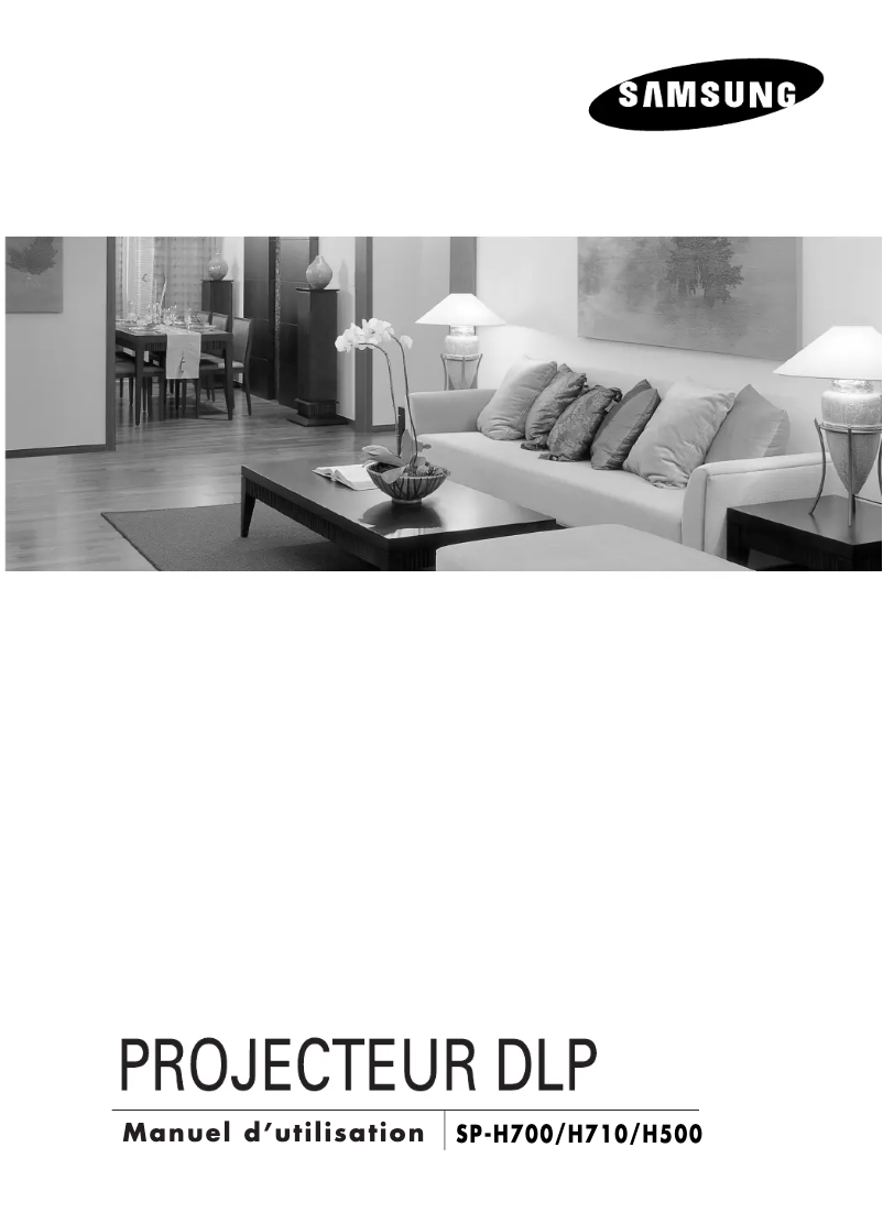 Page 1 de la notice Manuel utilisateur Samsung SP-H700AE