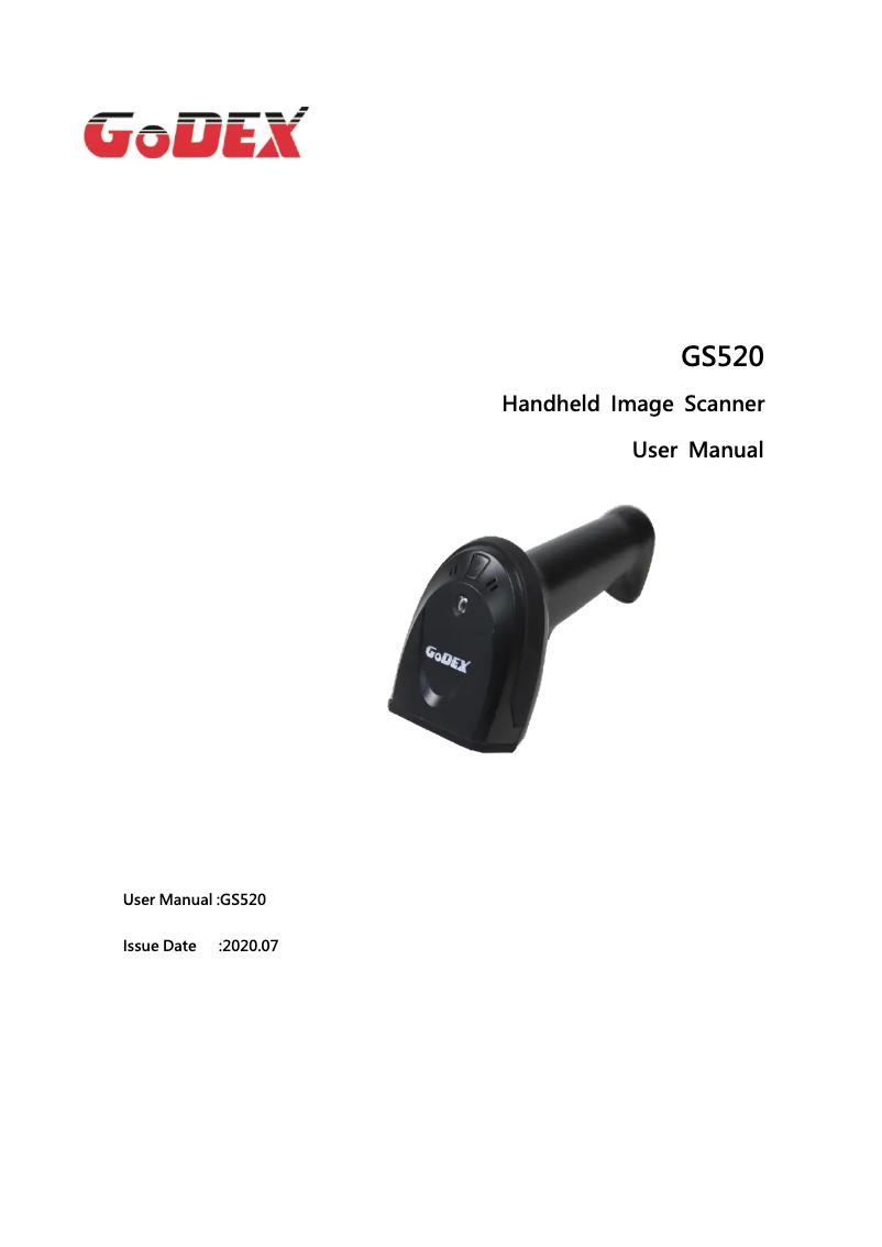 Imagen de la primera página del manual del dispositivo GS520