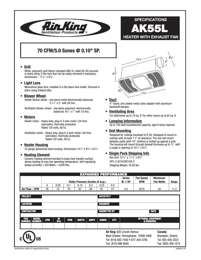 Image de la première page du manuel de l'appareil AK55L