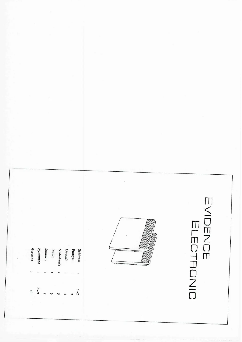 Page 1 de la notice Manuel utilisateur Dimplex Evidence Electronic