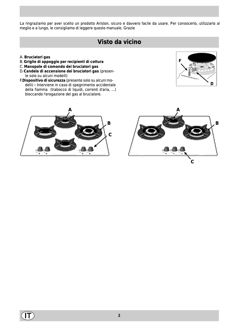 Page 1 de la notice Manuel utilisateur Ariston Thermo TD 740 TC ES BK