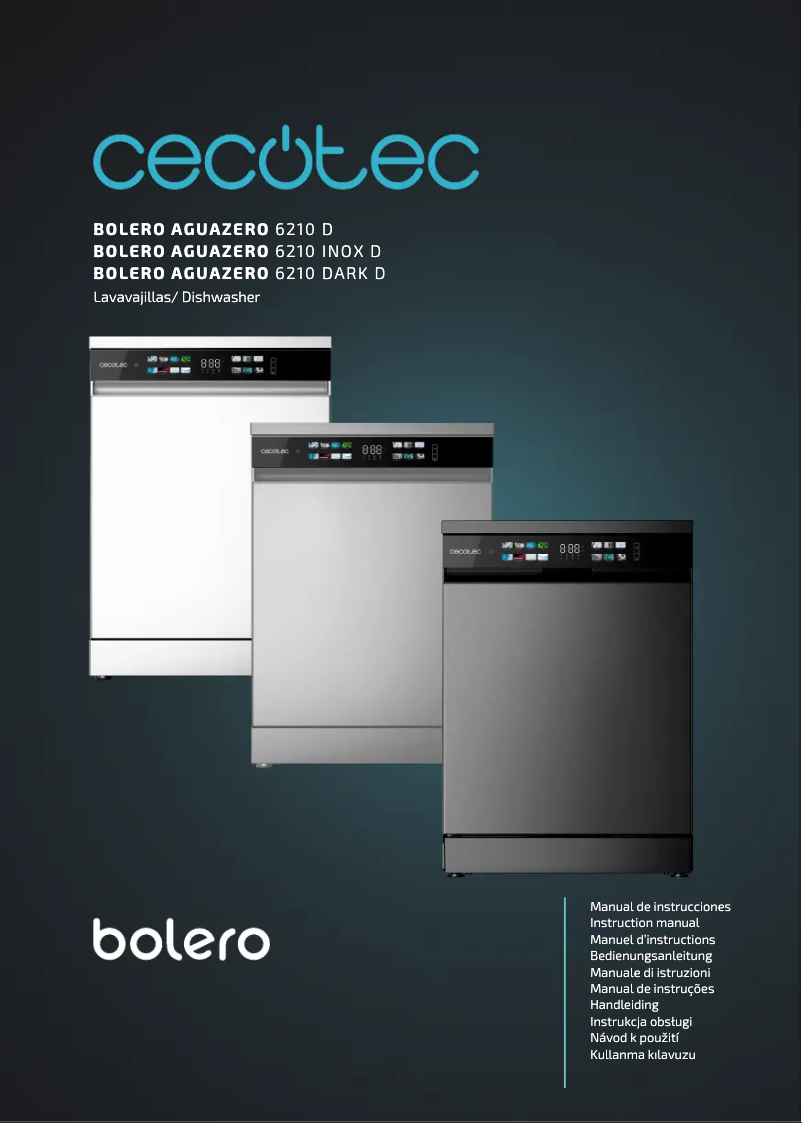 Page n°1 - Manuel utilisateur Cecotec Bolero Aguazero 6210 Dark D