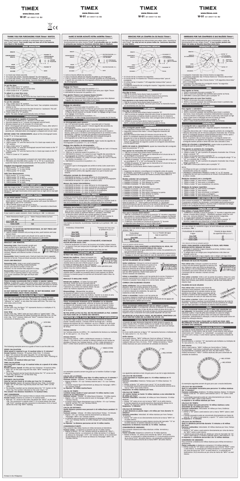 Image de la première page du manuel de l'appareil Waterbury TW2T71200VQ