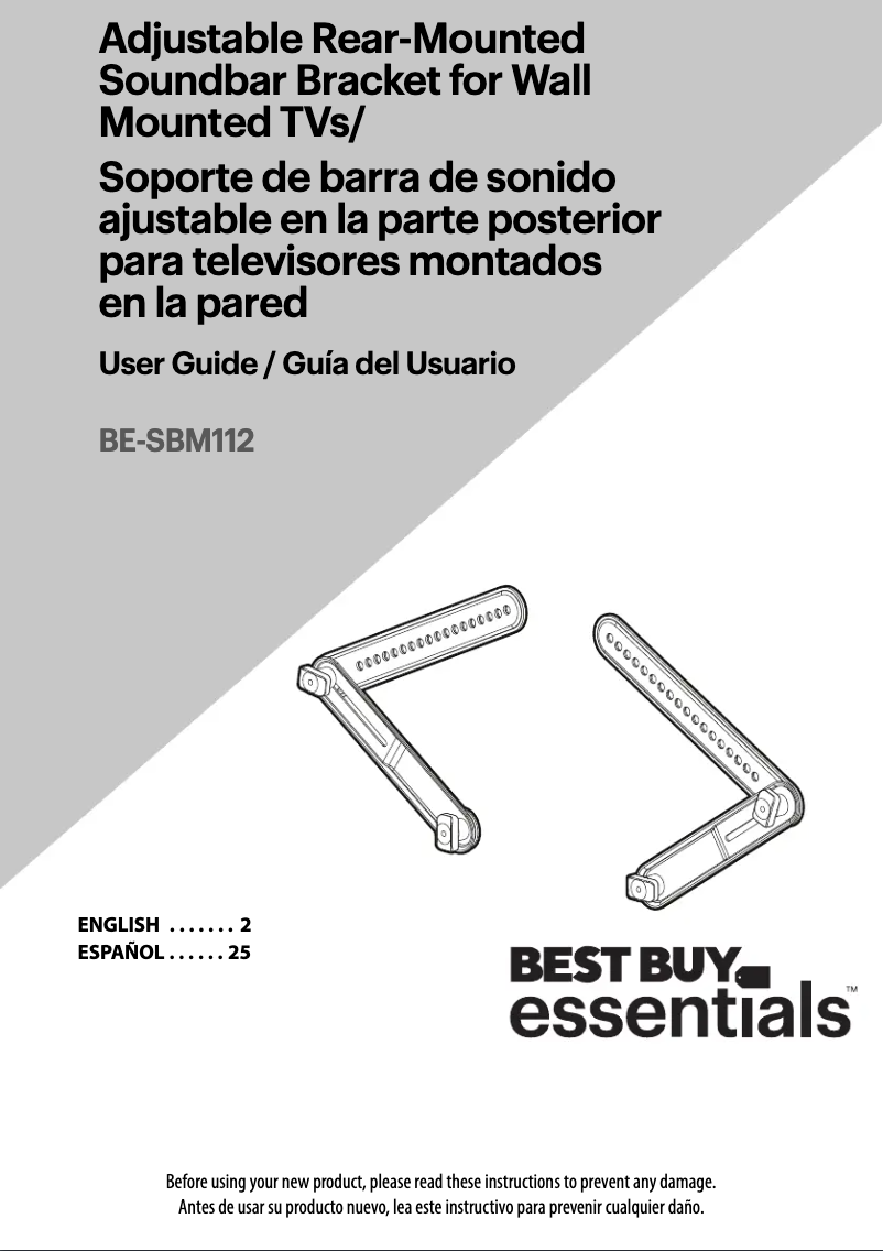 Page 1 de la notice Manuel utilisateur Best Buy BE-SBM112