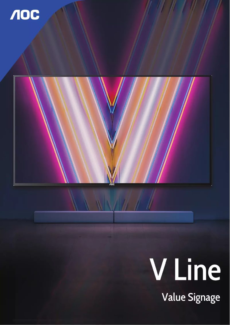 Page 1 de la notice Catalogue AOC 42V7050