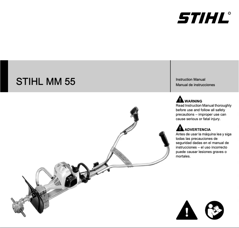 Page n°1 - Manuel utilisateur Stihl MM 55