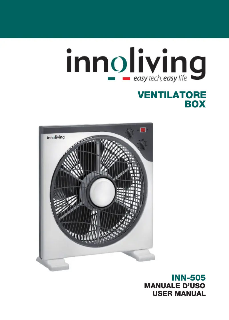 Page n°1 - Manuel utilisateur Innoliving INN-505