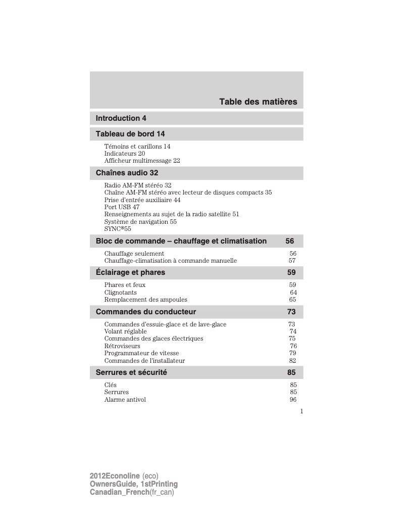 Image de la première page du manuel de l'appareil E-350 (2012)