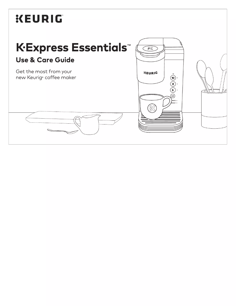 Page 1 de la notice Manuel utilisateur Keurig K-Express Essentials
