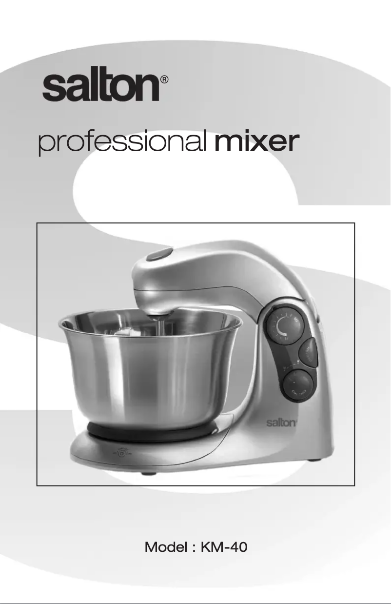 Imagen de la primera página del manual del dispositivo KM-40