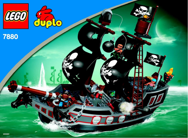Image de la première page du manuel de l'appareil DUPLO® Big Pirate Ship