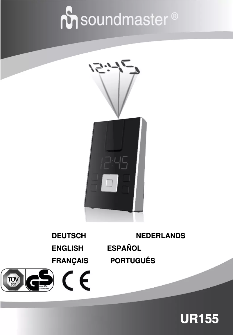 Page 1 de la notice Manuel utilisateur Soundmaster UR155