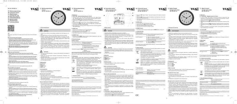 Image de la première page du manuel de l'appareil 60.3541.09