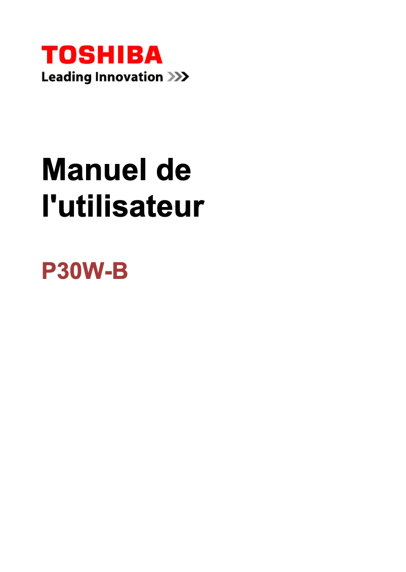 Image de la première page du manuel de l'appareil Satellite Click 2 Pro
