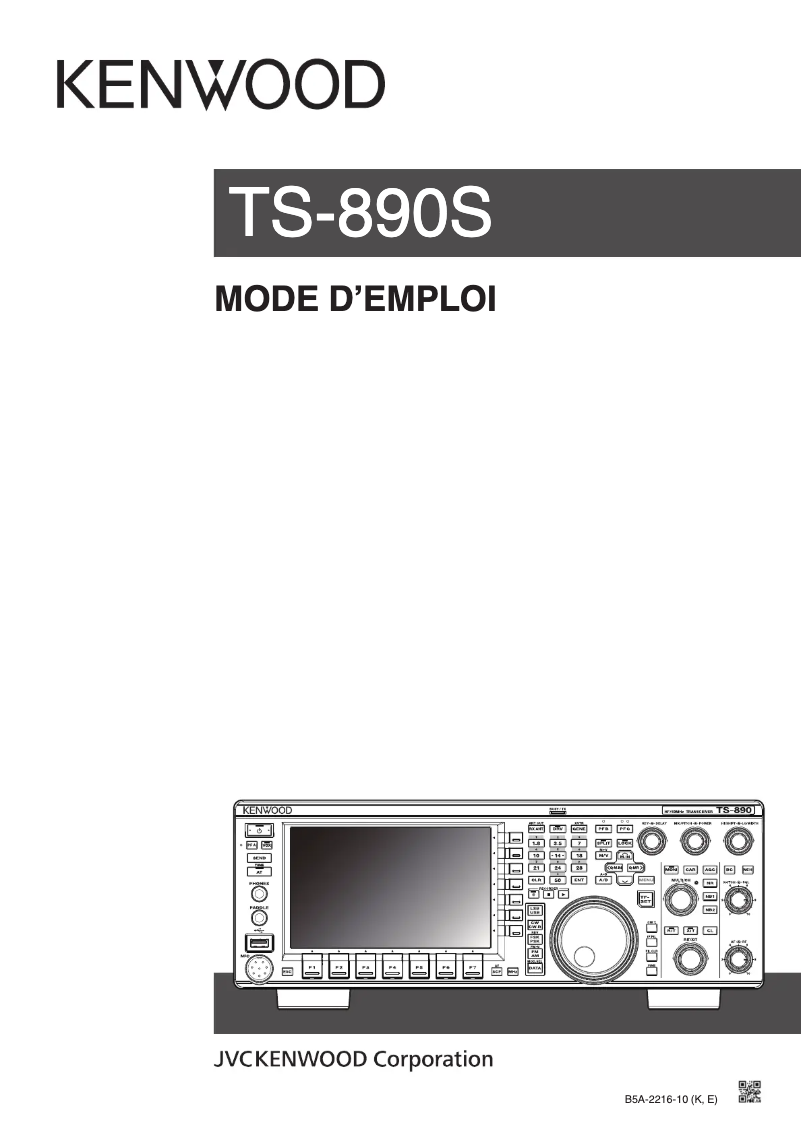 Página 1 del manual Manual de usuario Kenwood TS-890S