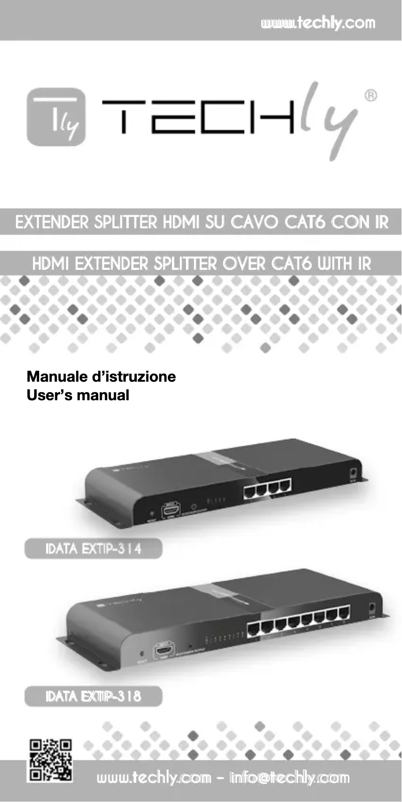 Page 1 de la notice Manuel utilisateur Techly IDATA EXTIP-314