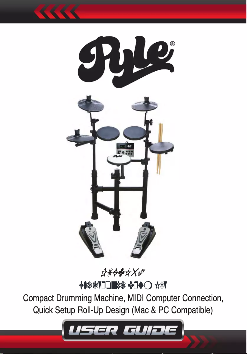 Page n°1 - Manuel utilisateur Pyle PTEDK50