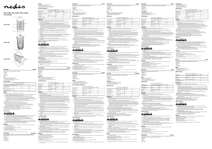 Page n°1 - Manuel utilisateur Nedis INKI110CBK16