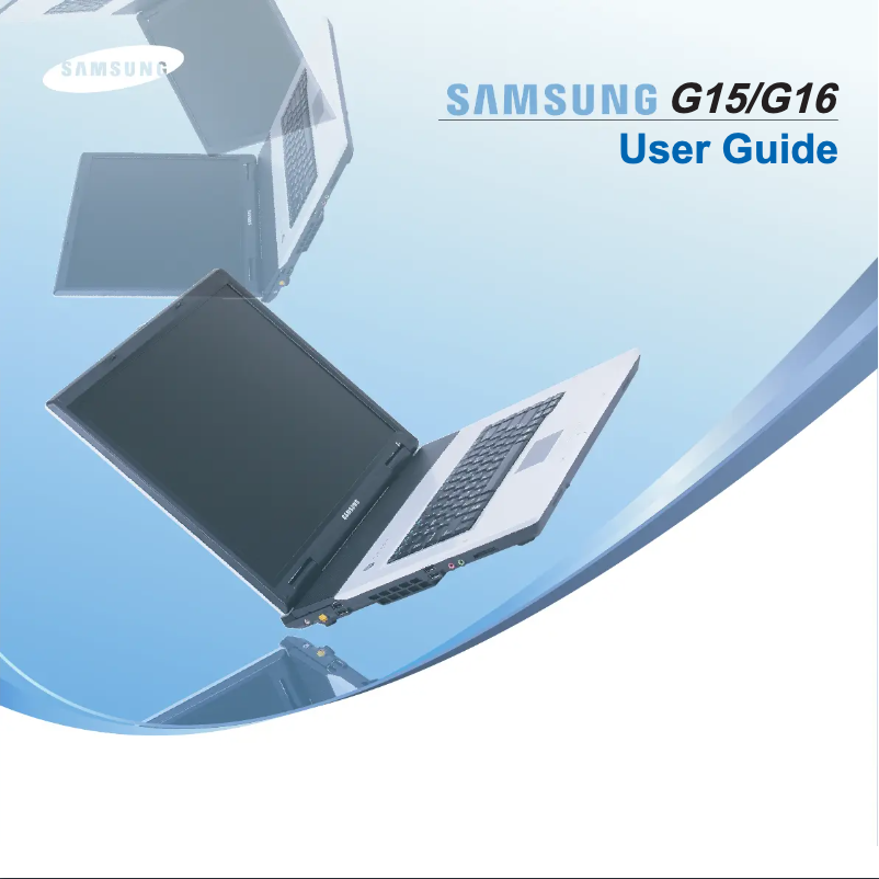 Page 1 de la notice Manuel utilisateur Samsung NP-G15