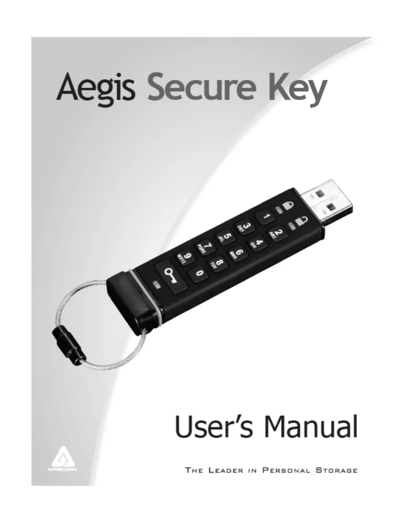 Página 1 del manual Manual de usuario Apricorn Aegis Secure Key