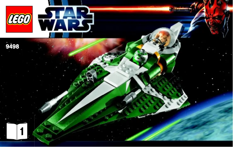 Page n°1 - Manuel utilisateur Lego Saesee Tiin's Jedi Starfighter (TM)
