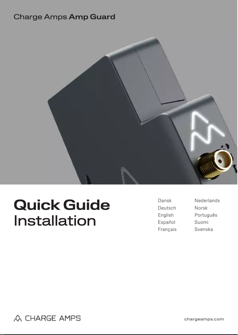 Page n°1 - Manuel utilisateur Charge Amps Amp Guard