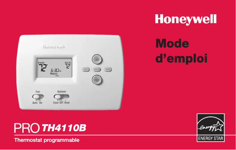 Image de la première page du manuel de l'appareil TH4110B1033/U
