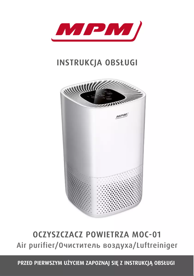 Page n°1 - Manuel utilisateur MPM MOC-01