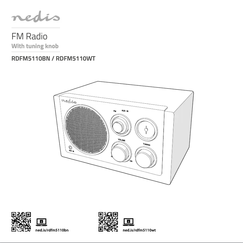 Image de la première page du manuel de l'appareil RDFM5110BN