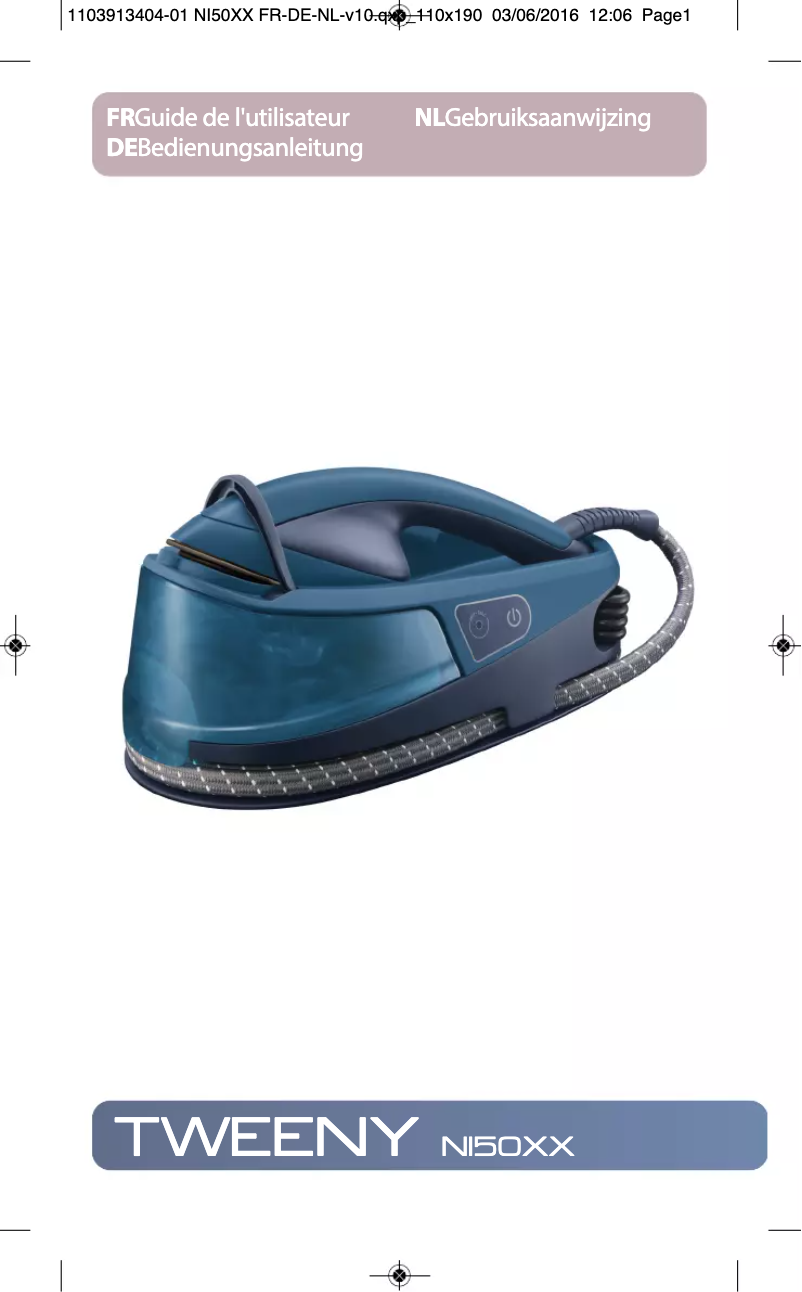 Image de la première page du manuel de l'appareil TWEENY