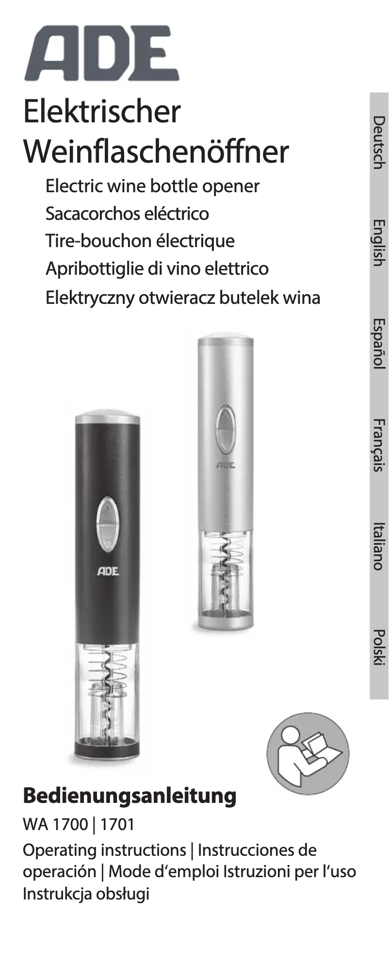 Image de la première page du manuel de l'appareil WA 1700