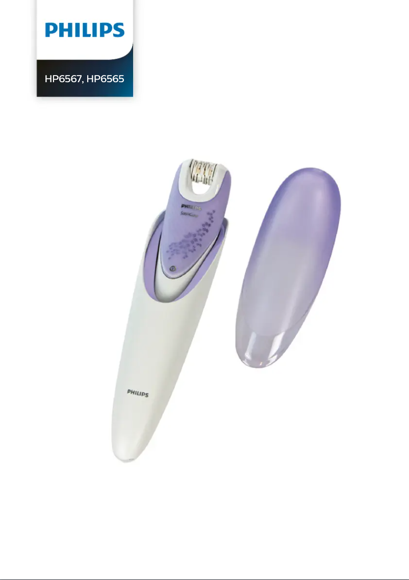 Page 1 de la notice Manuel utilisateur Philips Satin Intimate HP6567