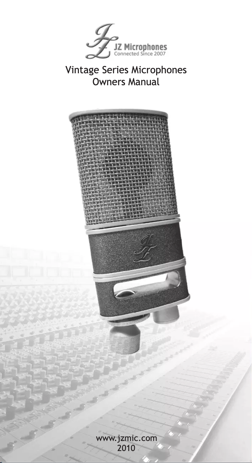 Página 1 del manual Manual de usuario JZ Microphones Vintage 67