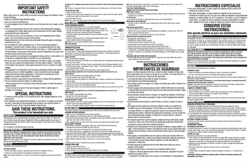 Page 1 de la notice Manuel utilisateur Black & Decker Xpress Steam IR08X