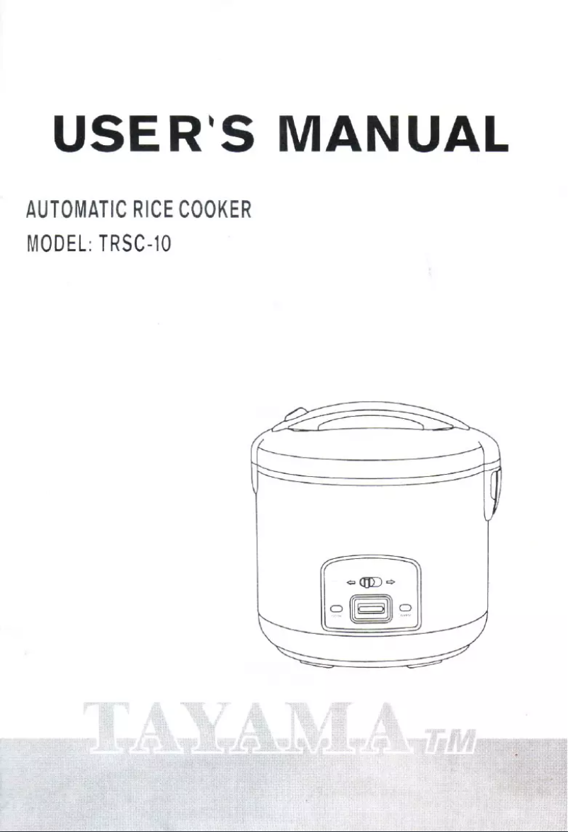 Imagen de la primera página del manual del dispositivo TRSC-10