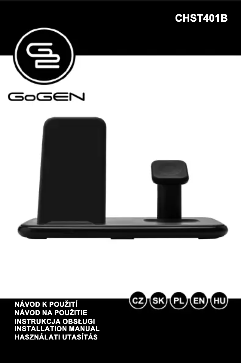 Page 1 de la notice Manuel utilisateur GoGen CHST401B