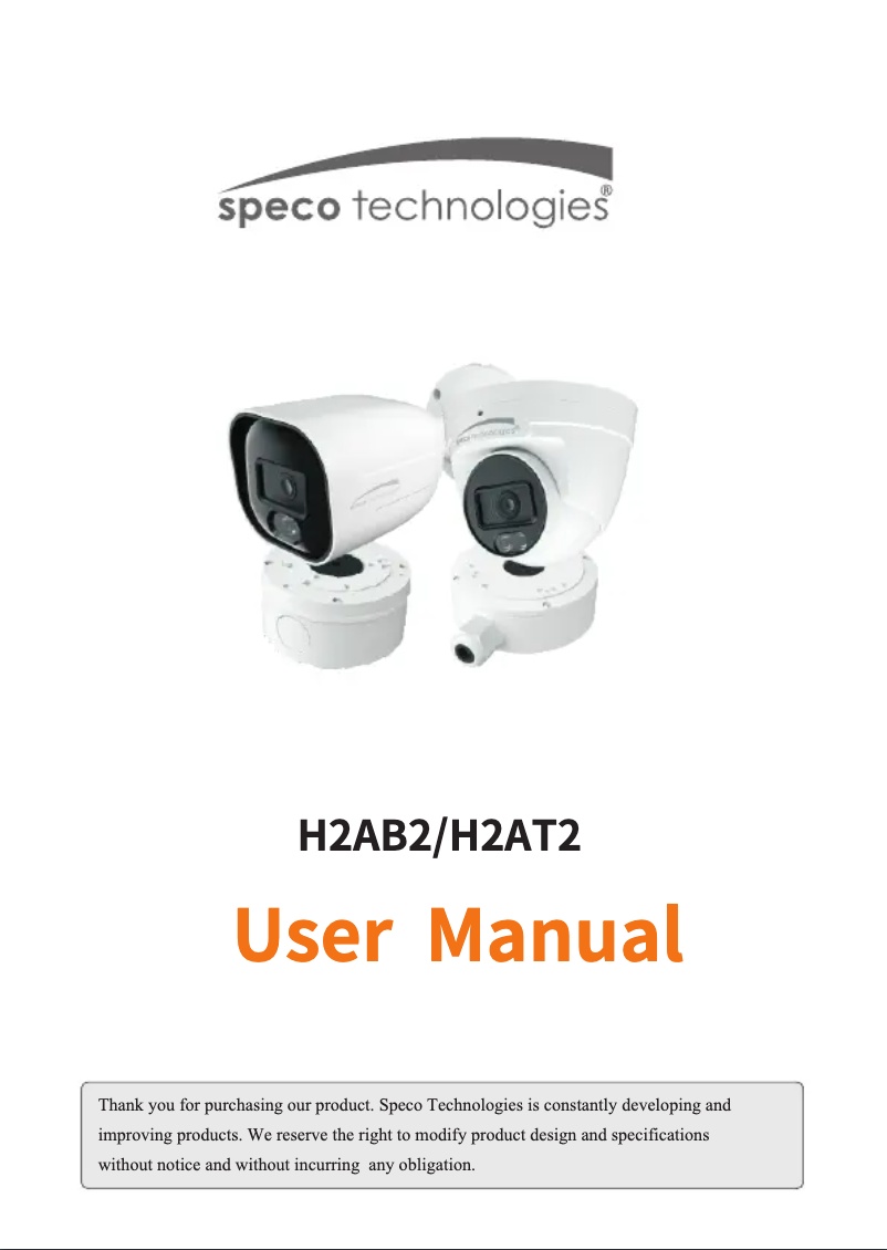 Image de la première page du manuel de l'appareil H2AB2