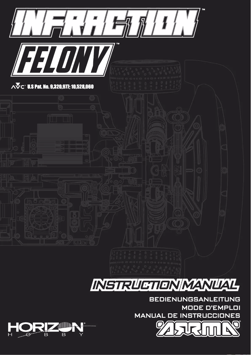 Page n°1 - Manuel utilisateur ARRMA Infraction V2 6S BLX