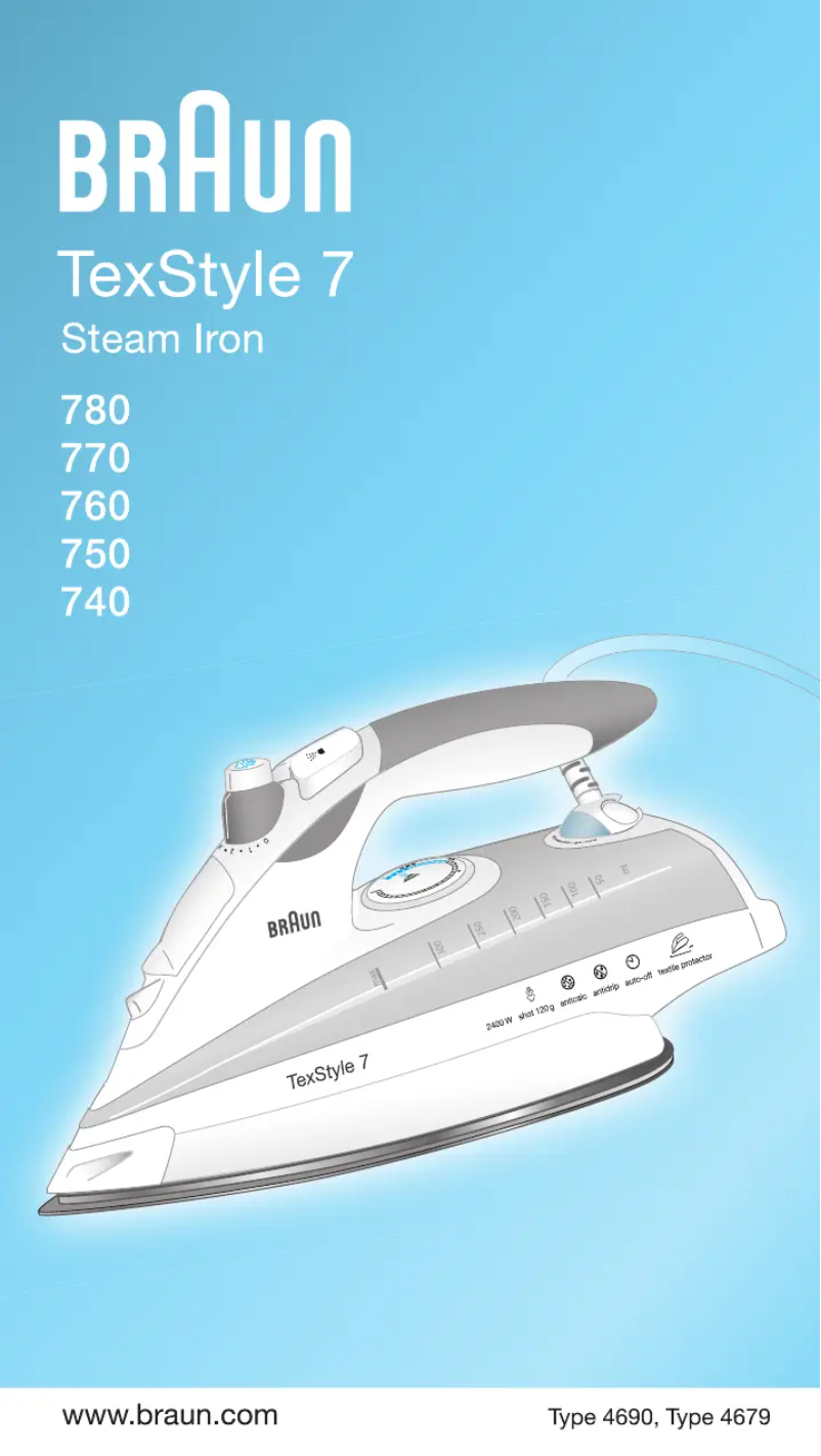 Image de la première page du manuel de l'appareil TexStyle 7