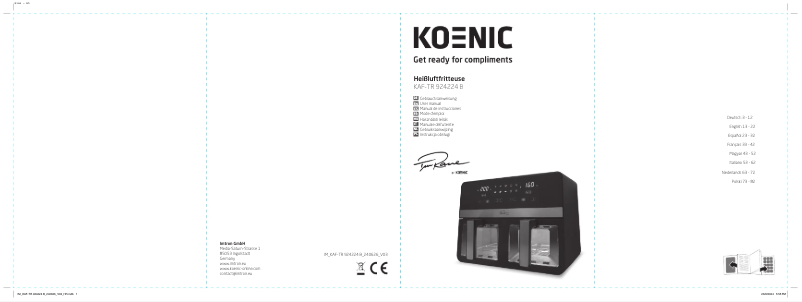 Page 1 de la notice Manuel utilisateur Koenic KAF-TR 924224 B