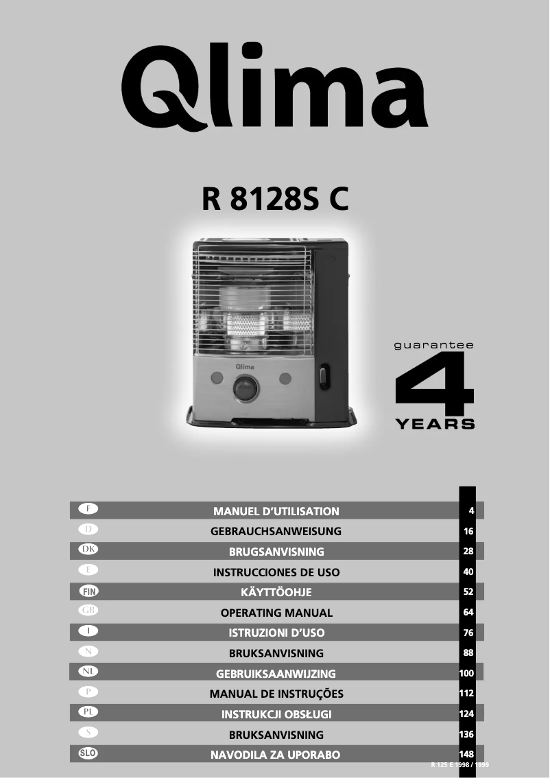 First page image of the manual for R8128SC