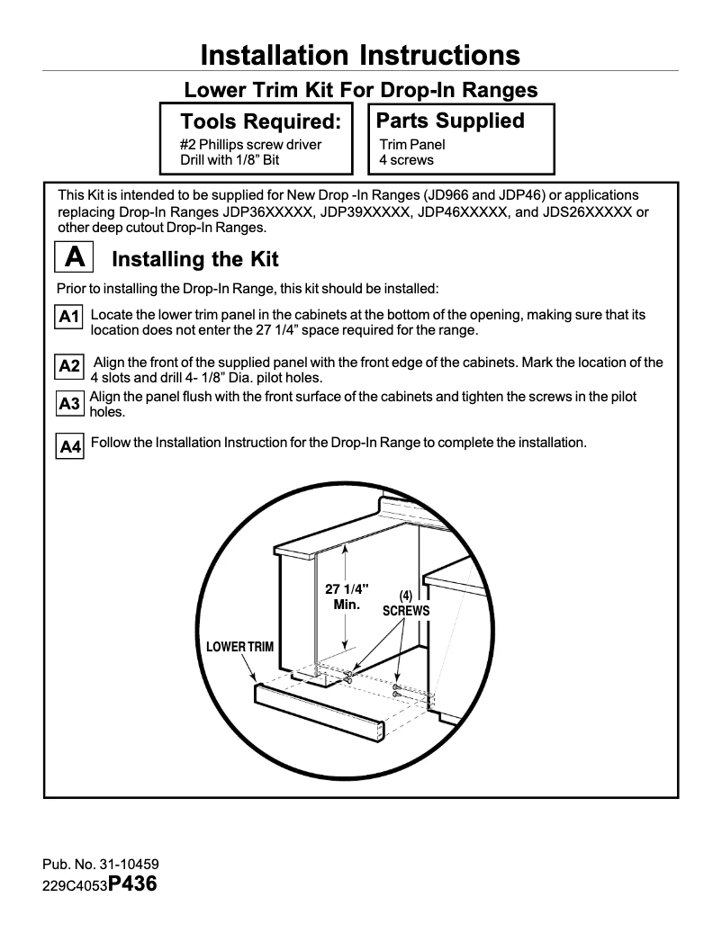 Página 1 del manual Manual de usuario GE JXS96WW