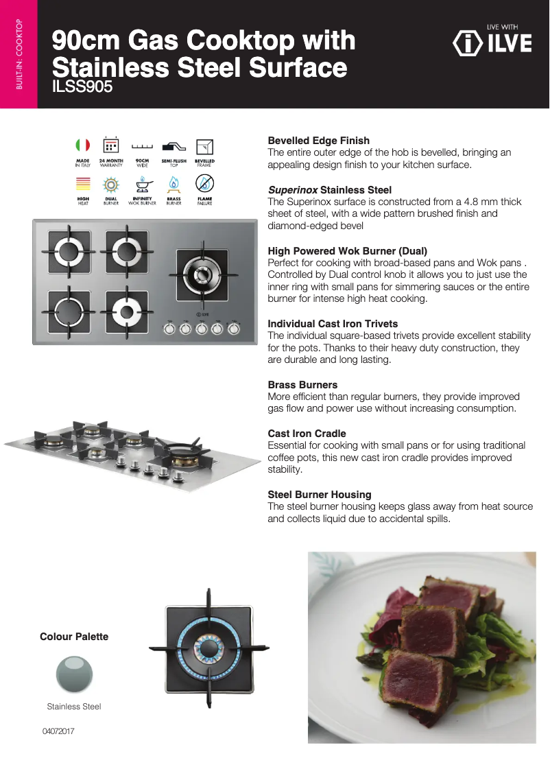 Image de la première page du manuel de l'appareil ILSS905