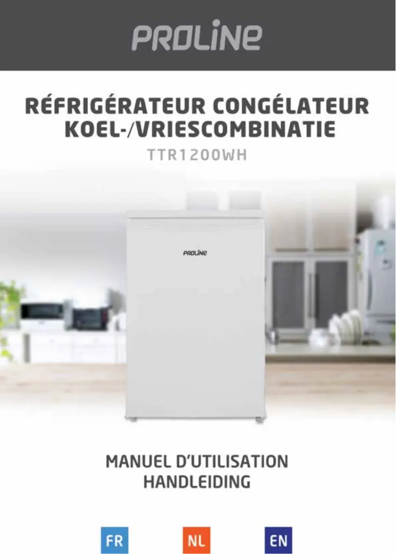 Page 1 de la notice Manuel utilisateur Proline TTR1200WH